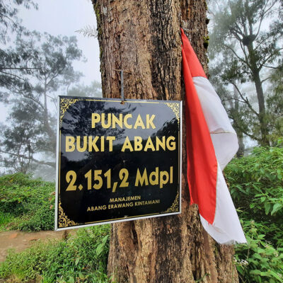 Jalur Pendakian Gunung Abang